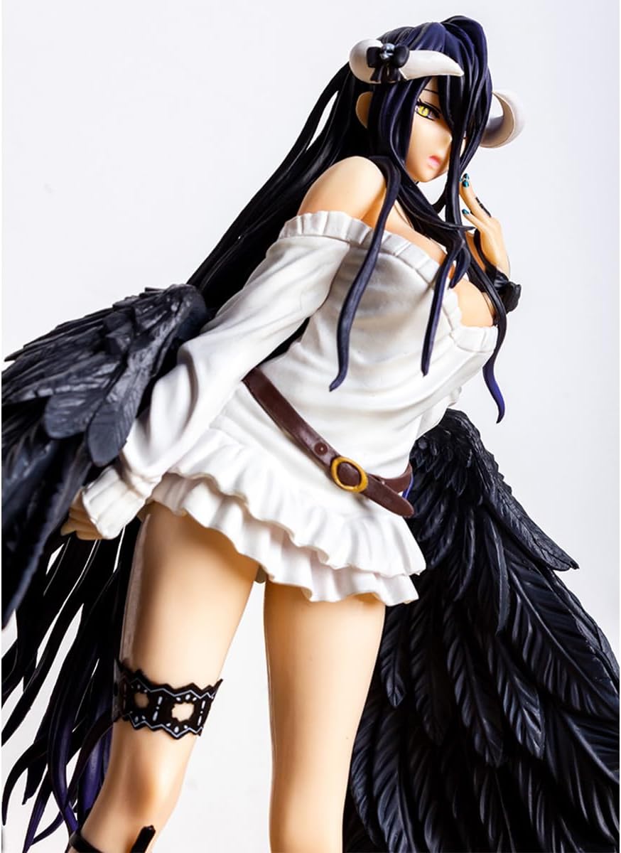 Albedo Figura 16 Overlord Anime Modelo de 11 pulgadas Niña Figuras de acción de PVC