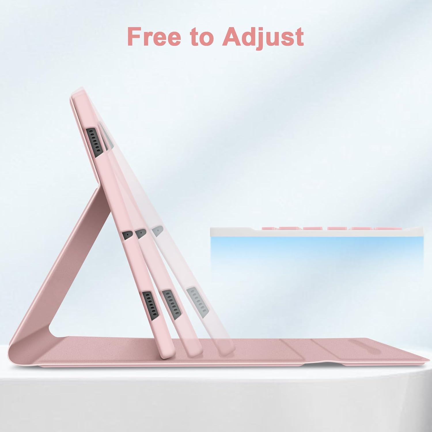 GOKOCO Funda con teclado para Samsung Galaxy Tab S9 2023 de 11 pulgadas, funda de teclado desmontable magnética con soporte para S Pen para