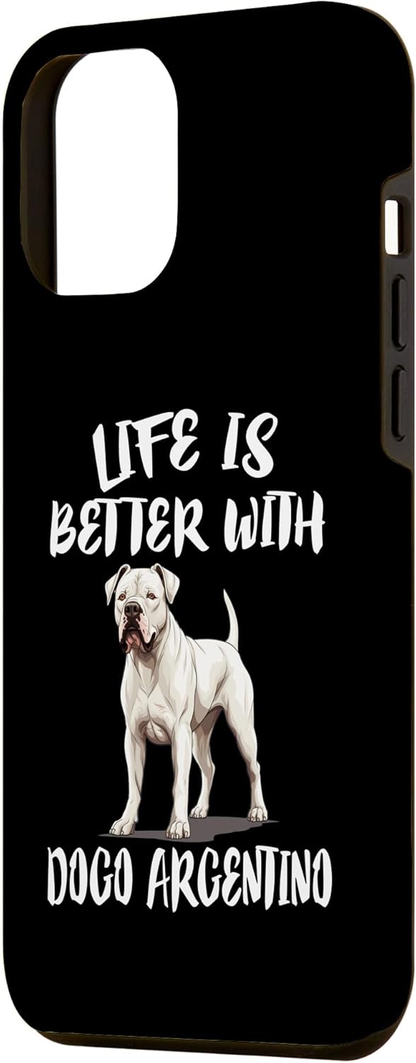 iPhone 13 Pro Max Life Is Better With Dogo Argentino Dog Case
