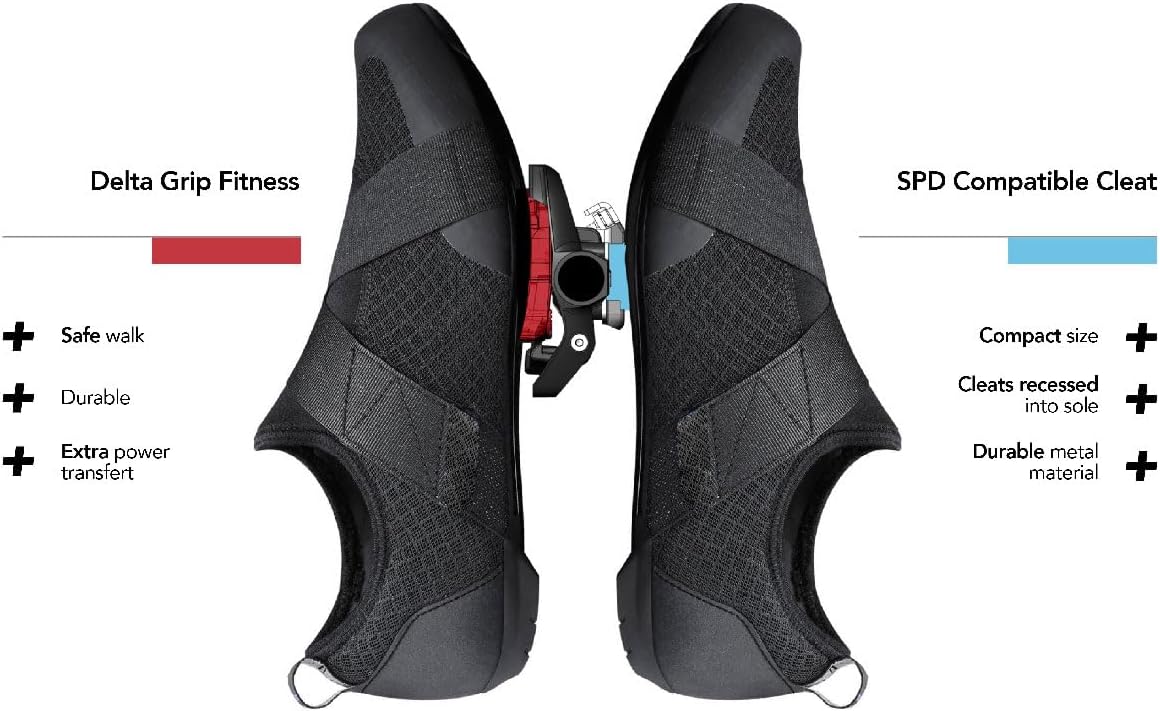 LOOK Cycle – Indoor Dual – Pedal interior Delta-SPD – Pedal de bicicleta interior – Ciclismo interior..