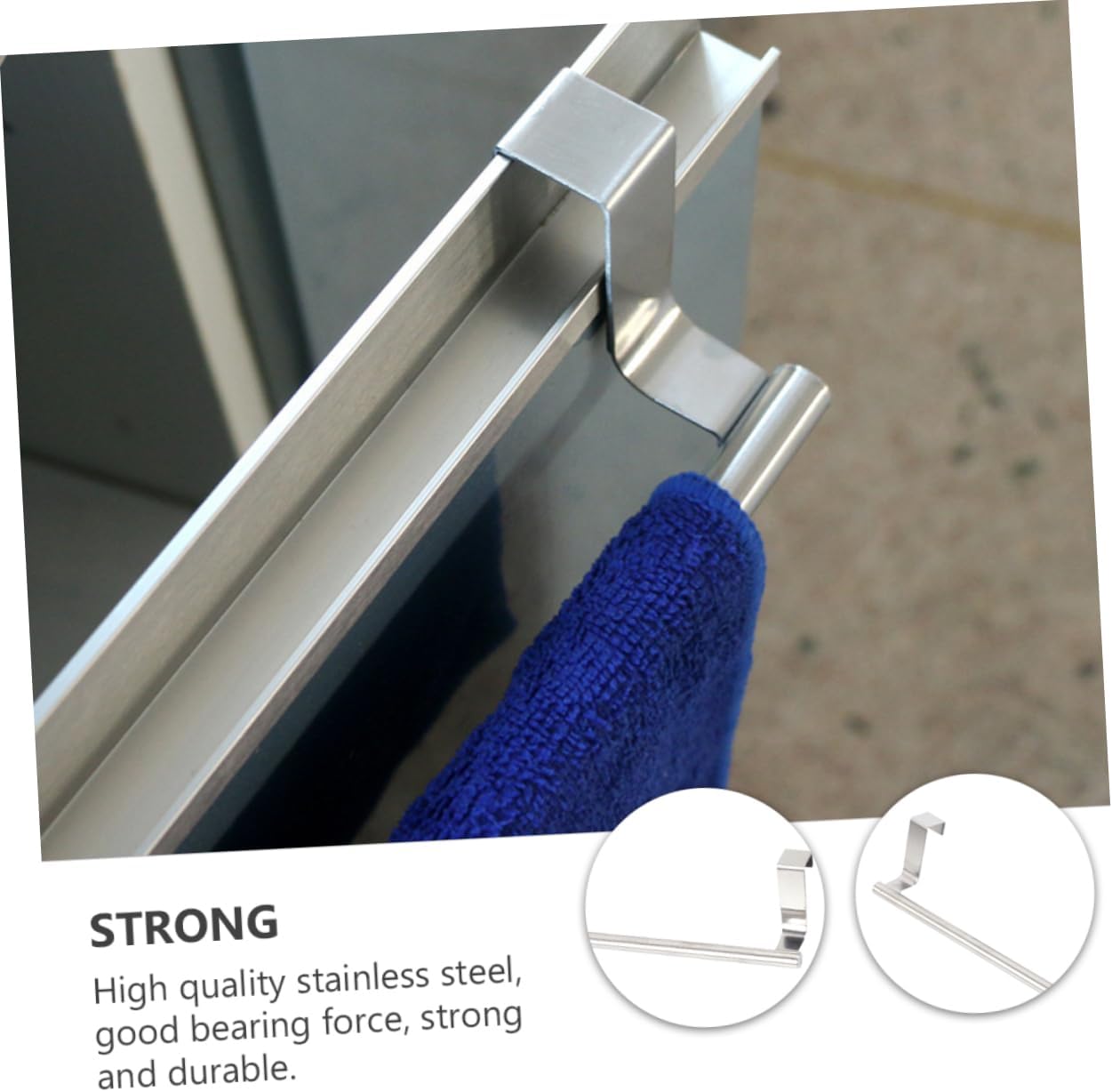 Zerodeko 1 gancho para puerta de armario, estante de almacenamiento de gabinete, ganchos de metal, estantes montados en la pared para almacenamiento