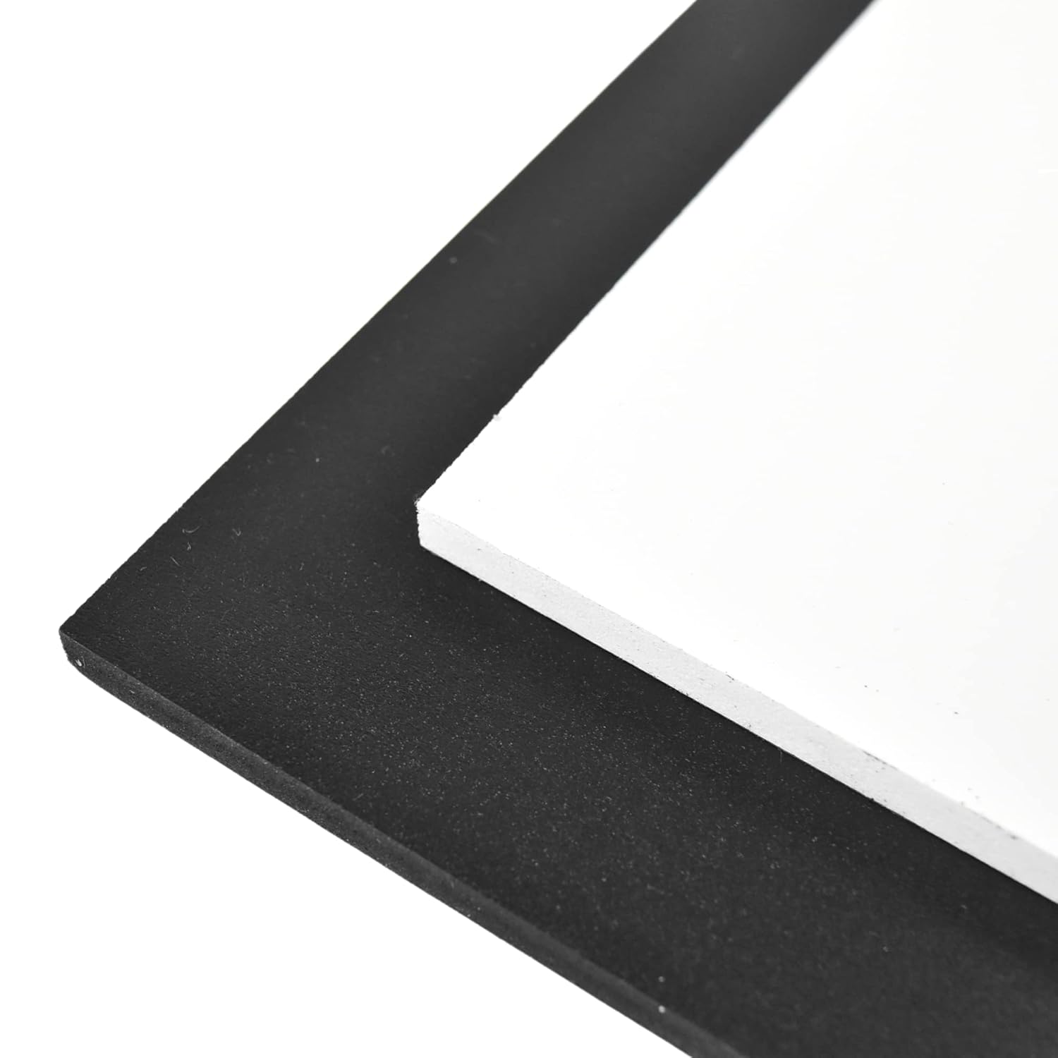 BuyPlastic Hoja de plástico de PVC expandido blanco de 0.236 in (14 pulgadas) de grosor, tamaño 12 x 24 pulgadas, dimensiones reales de la tabla de