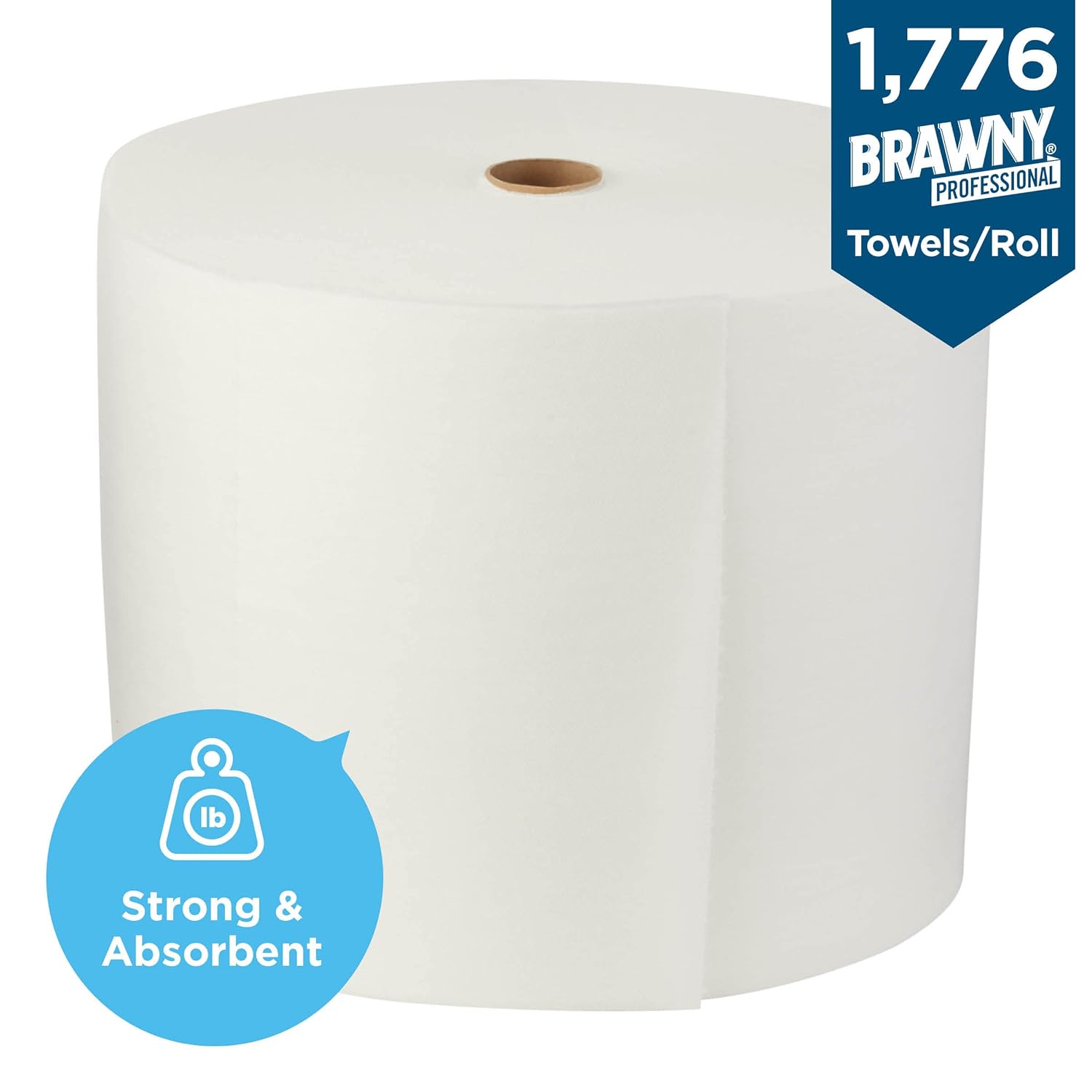 Brawny Professional H600 Pick-A-Size – Toalla ligera HEF de larga distancia por GP PRO (Georgia-Pacific) 29317 blanco (1 rollo 1 776
