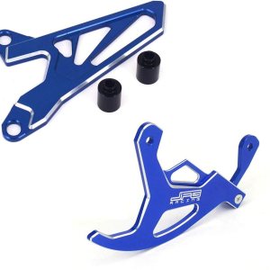 Protector de disco de freno trasero+cubierta de piñón delantero Protector CNC para YZ250 2006-2021 YZ250F 2006-2013 YZ450F 2006-2013 YZ250X Protector de disco de freno trasero+cubierta de piñón delantero Protector CNC para YZ250 2006-2021 YZ250F 2006-2013 YZ450F 2006-2013 YZ250X