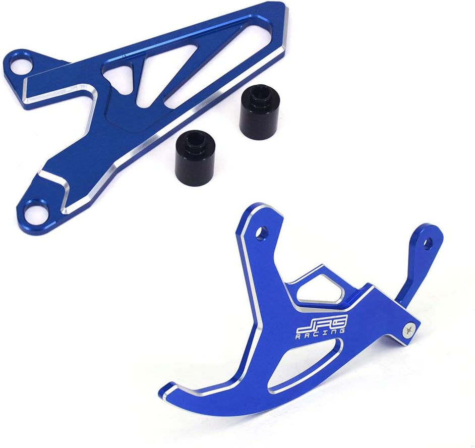 Protector de disco de freno trasero+cubierta de piñón delantero Protector CNC para YZ250 2006-2021  YZ250F 2006-2013  YZ450F 2006-2013  YZ250X