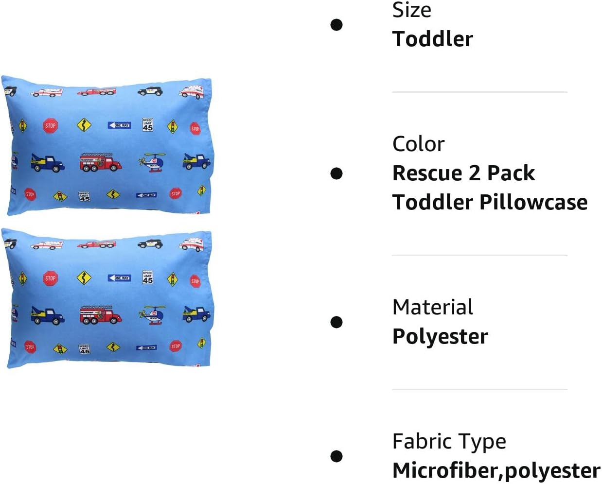 Everyday Kids – Juego de sábana bajera y funda de almohada de microfibra suave, transpirable e hipoalergénica, para niños y niñas