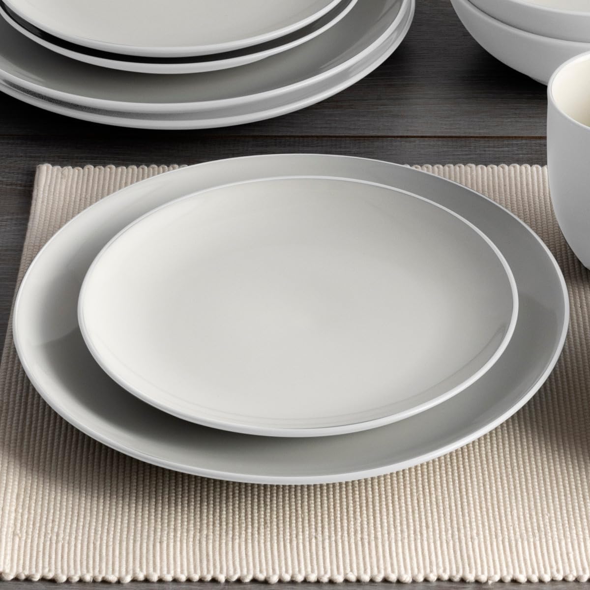 Noritake White Colorwave – Juego de 4 piezas Coupe