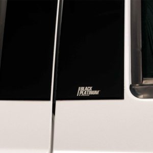 Putco F-150 Logo Platinum Black Kit de molduras de postes de pilar  Compatible con Ford F150 2015-2025 con teclado Putco F-150 Logo Platinum Black Kit de molduras de postes de pilar  Compatible con Ford F150 2015-2025 con teclado