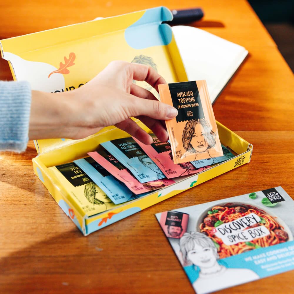 Just Spices Discovery Set  Descubre nuestra variedad de especias  8 especias para probar