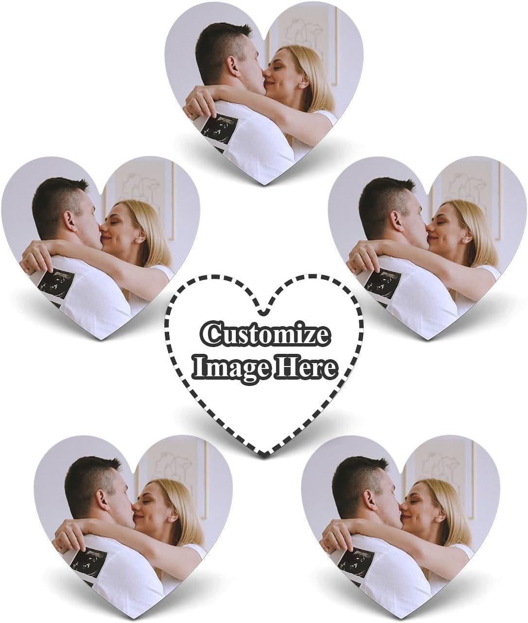 Zysta 6 imanes de fotos para refrigerador, imanes personalizados para nevera, imagen a todo color, imanes personalizados para nevera, imanes