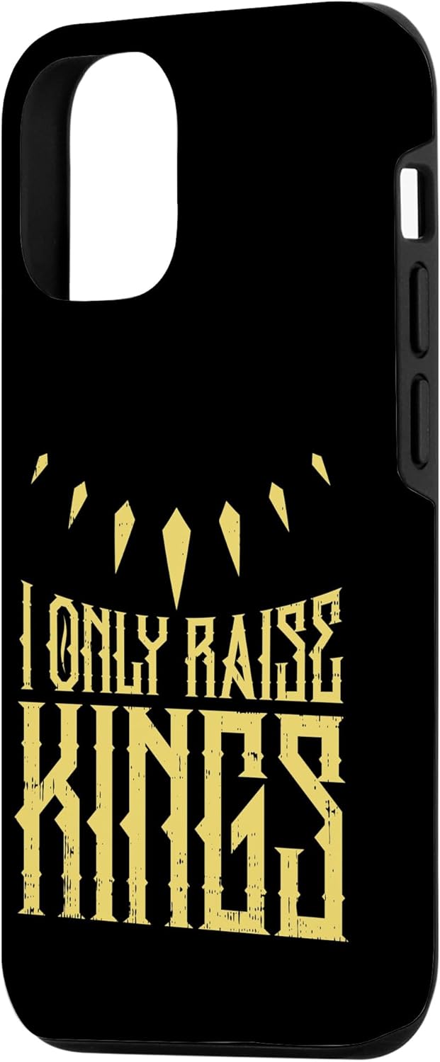 Funda de regalo para iPhone 13 I Only Raise Kings Black Pride African American Mom Dad