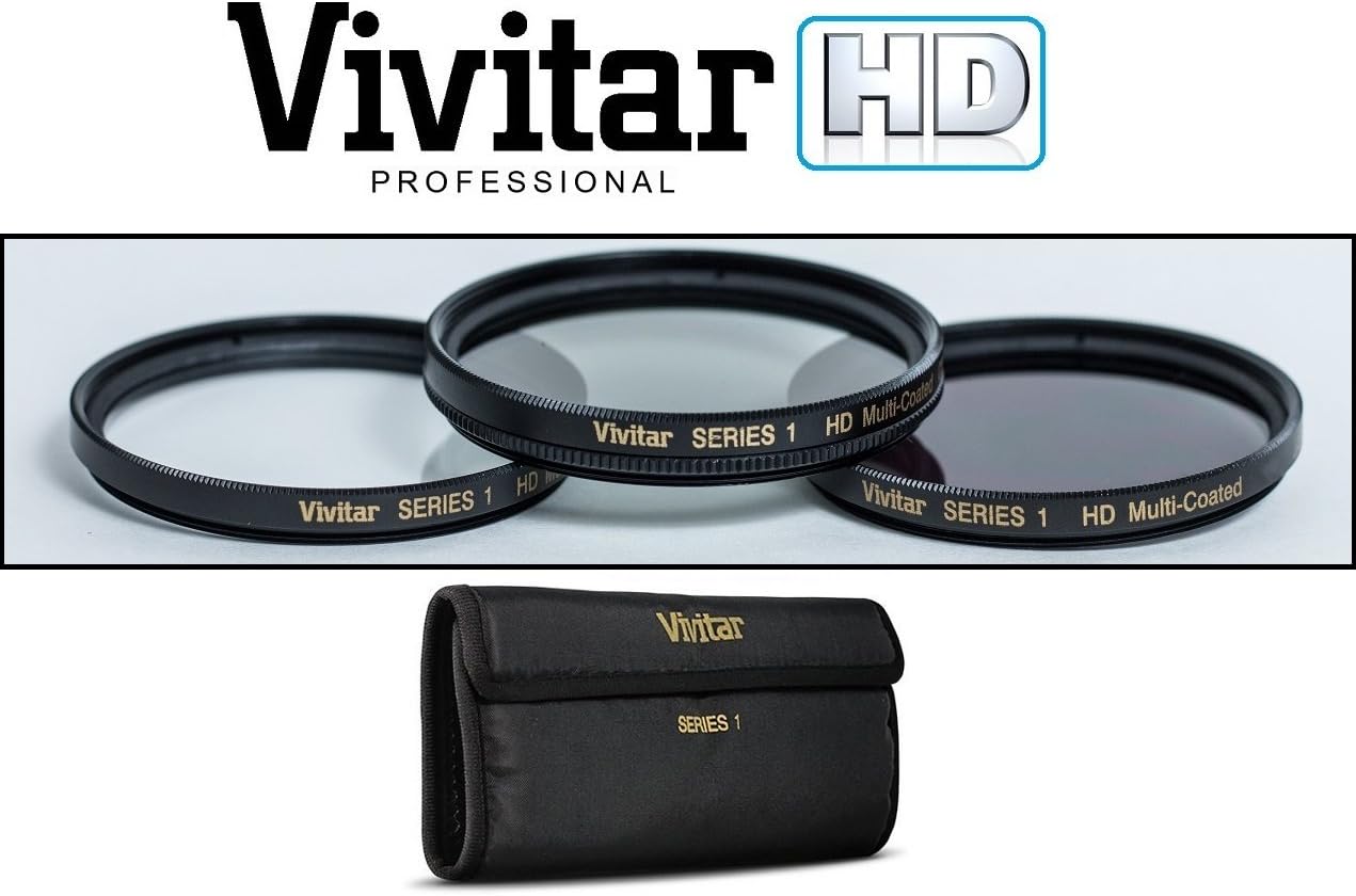 Kit de filtro de 3 piezas Hi Def (polarizador UV y FLD fluorescente) para Nikon Coolpix P900