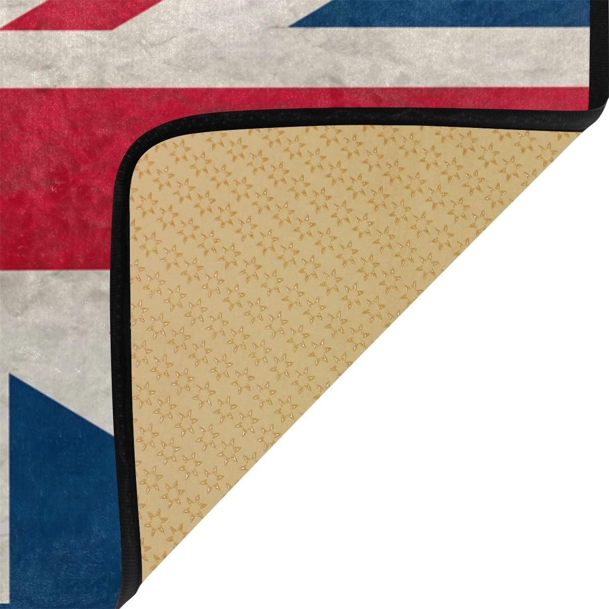 ALAZA Retro Union Jack British Flag Non Slip Kitchen Floor Mat Kitchen Rug for Entryway Hallway Bathroom Living Room Bedroom 39 x 20 inches(1.7′ x