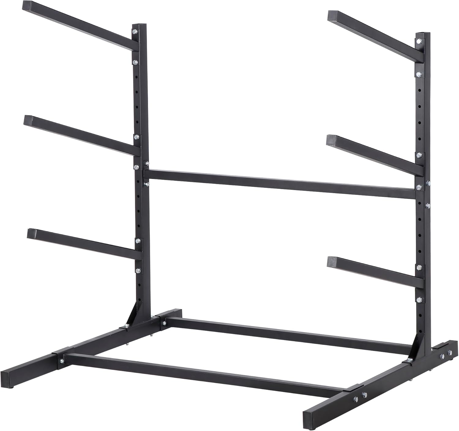 Freestanding Kayak Rackl, Adjustable Kayak and SUP Stand, Weatherproof and Heavy Duty Surfboard Storage Rack, Hold up Kayaks, SUPs, Paddleboards,
