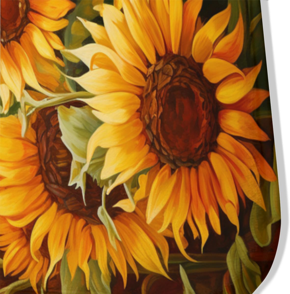 ARRUDA Alfombra antideslizante de girasol, girasol y mariposa, alfombra de área para cocina, dormitorio, sala de estar, decoración de habitación de