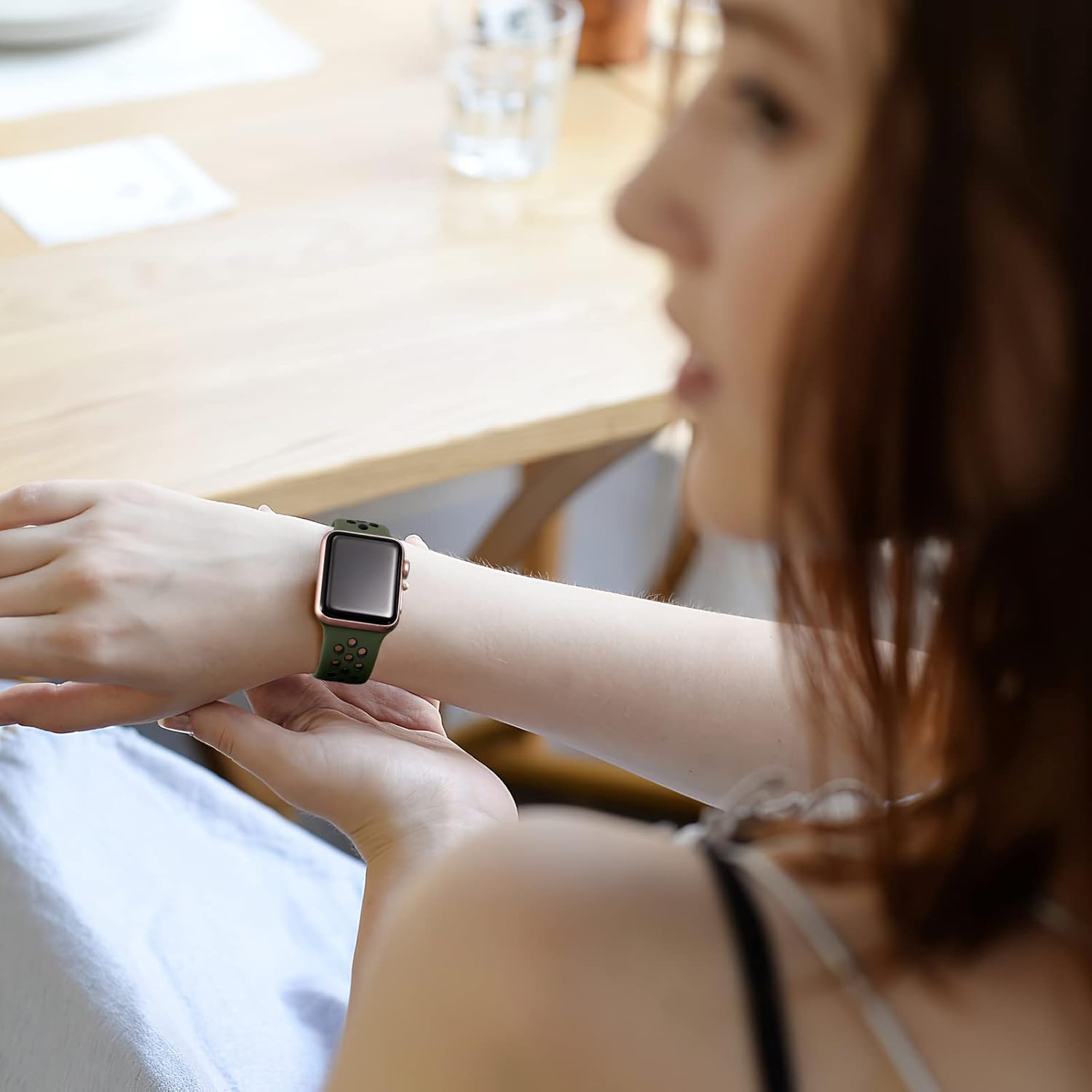 Lerobo Paquete de 3 correas compatibles con Apple Watch Series 8 7 6 5 4 3 2 1 SE Ultra Band de 1.929 in, 1.772 in, 1.732 in, 1.654 in, 1.614 in,