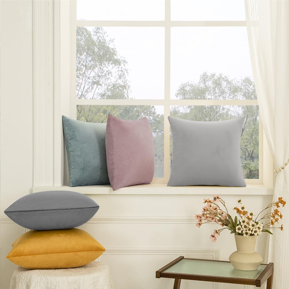 QUORGVES Fundas de almohada decorativas de 12 x 20 pulgadas, fundas de almohada decorativas de 12 x 20 pulgadas, fundas de almohada decorativas de
