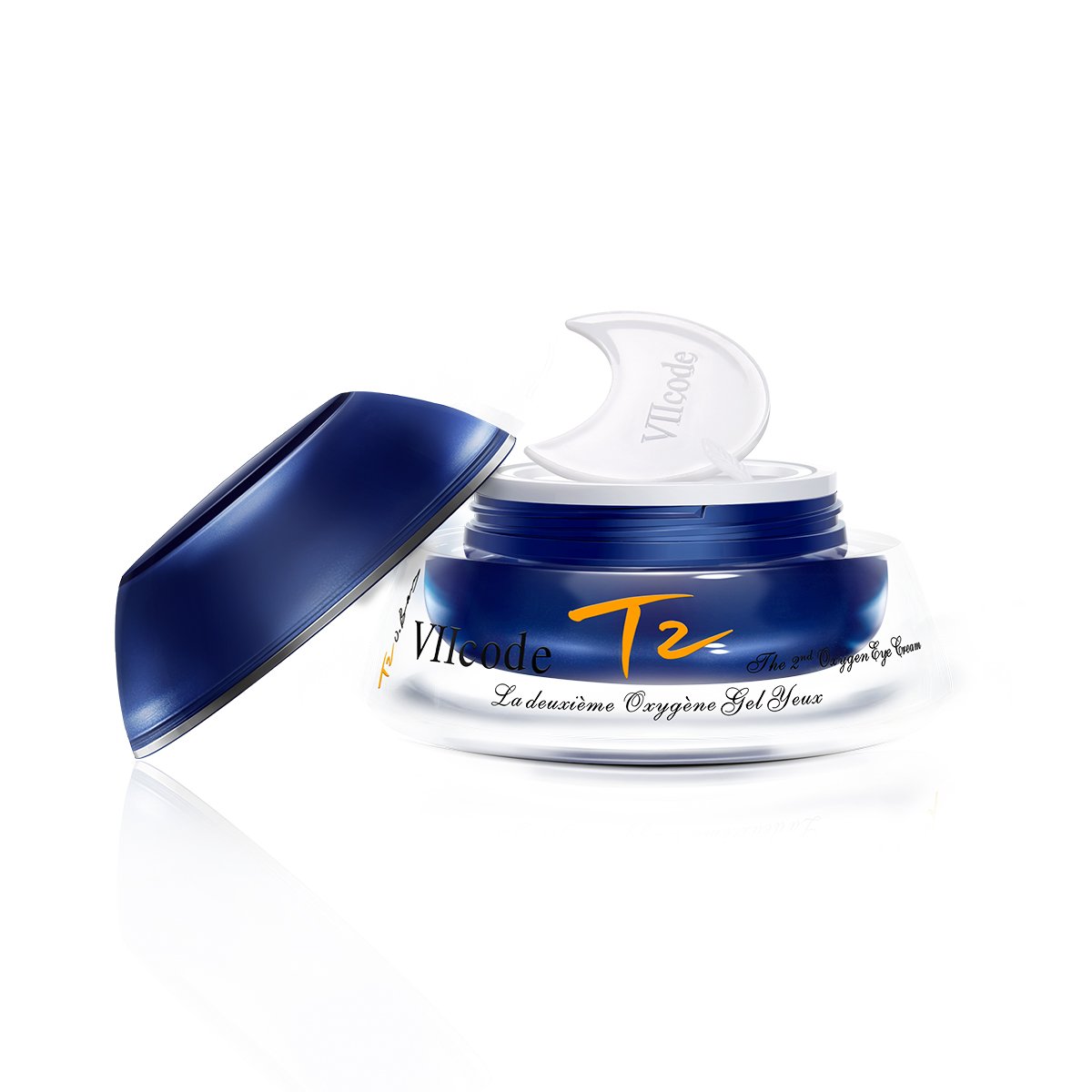 VIIcode T2 O2.5 Crema de Ojos Oxígeno para Ojeras y Arrugas – Reduce la hinchazón, patas de gallo, líneas finas y bolsas