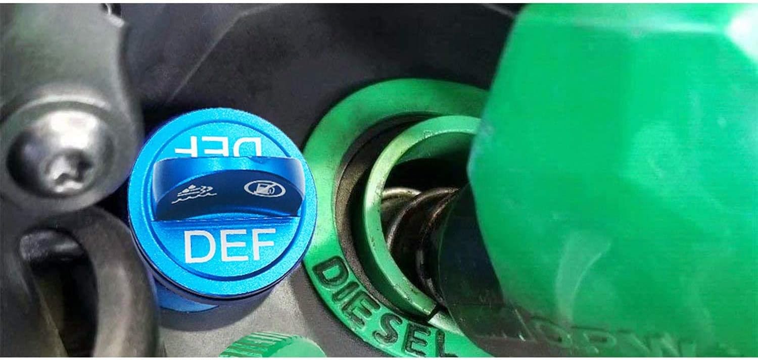 Tapa DEF de aleación de aluminio antipérdida, adecuada para Dodge Ram 2013-2020, motor 1500 2500 3500 Cummins, con nuevo