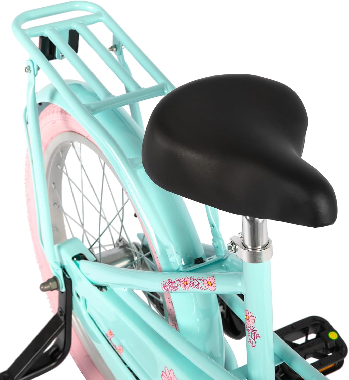 JOYSTAR Petal – Bicicleta para niñas pequeñas y niños, bicicleta para niños de 12, 14, 16 años, con cesta para niñas de 2 a 9 años, bicicleta para