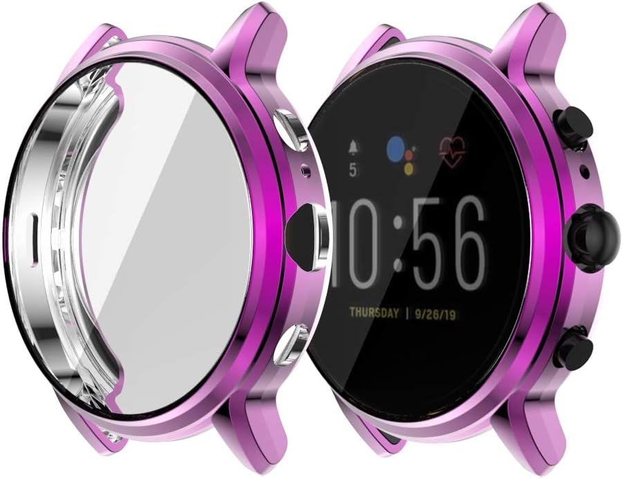 Fundas de reloj adecuadas para Fossil Gen 5 Carlyle todo incluido galvanizado TPU carcasa protectora accesorios de reloj
