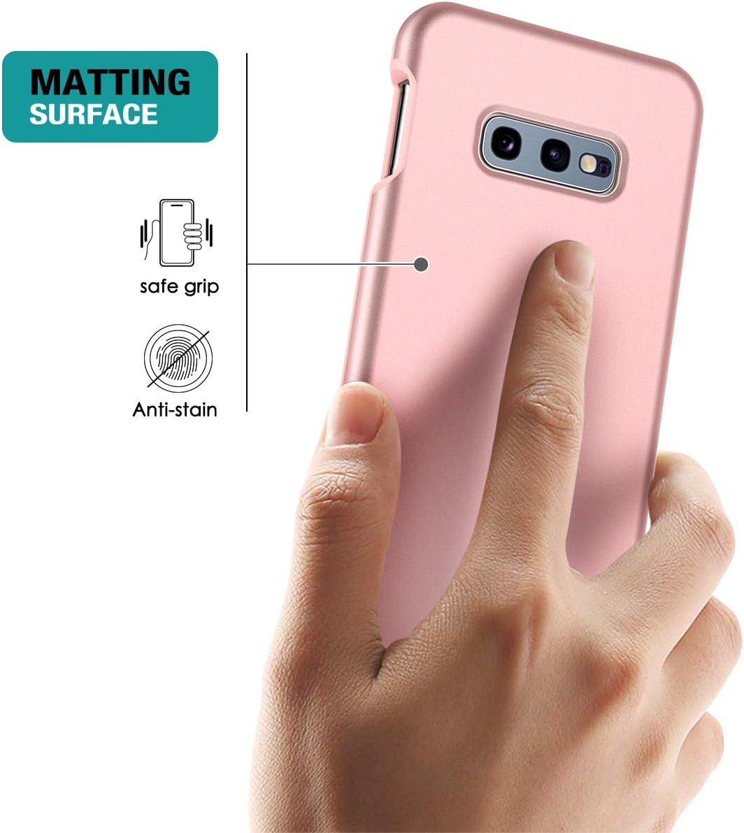 SURITCH Funda para Samsung Galaxy S10e, Protector de pantalla integradoCompatible con carga inalámbricaCubierta trasera resistente híbrida