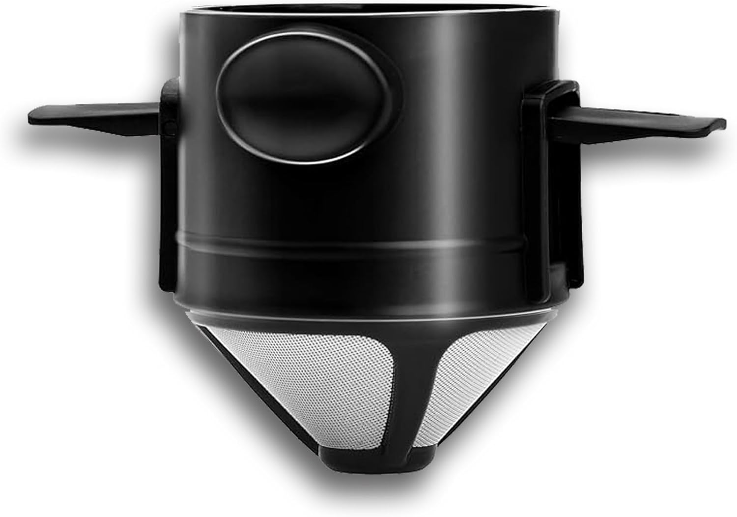 Gotero de café para verter sobre café, filtros de café reutilizables de acero inoxidable, filtro de café de campamento fácil de limpiar, cafetera de