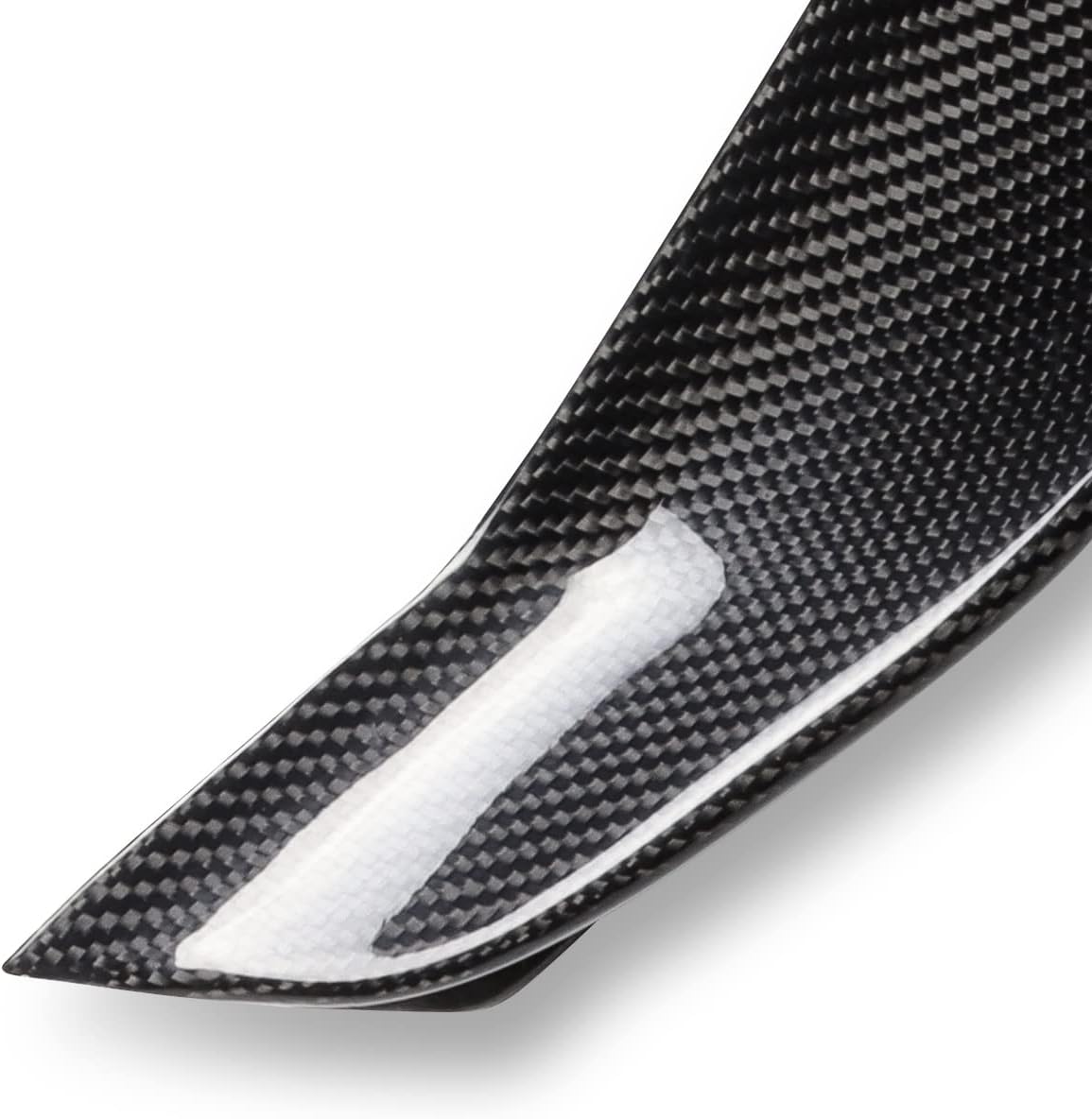 DNA MOTORING 2-SPC-6628-CF Alerón trasero de fibra de carbono estilo V compatible con Maxima 2016-2021, negro