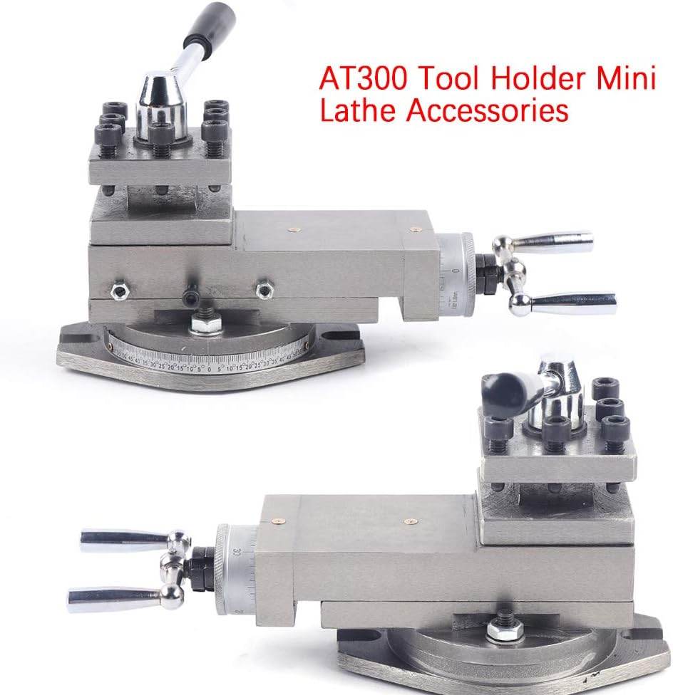 AT300 – Soporte de montaje de poste de metal para torno