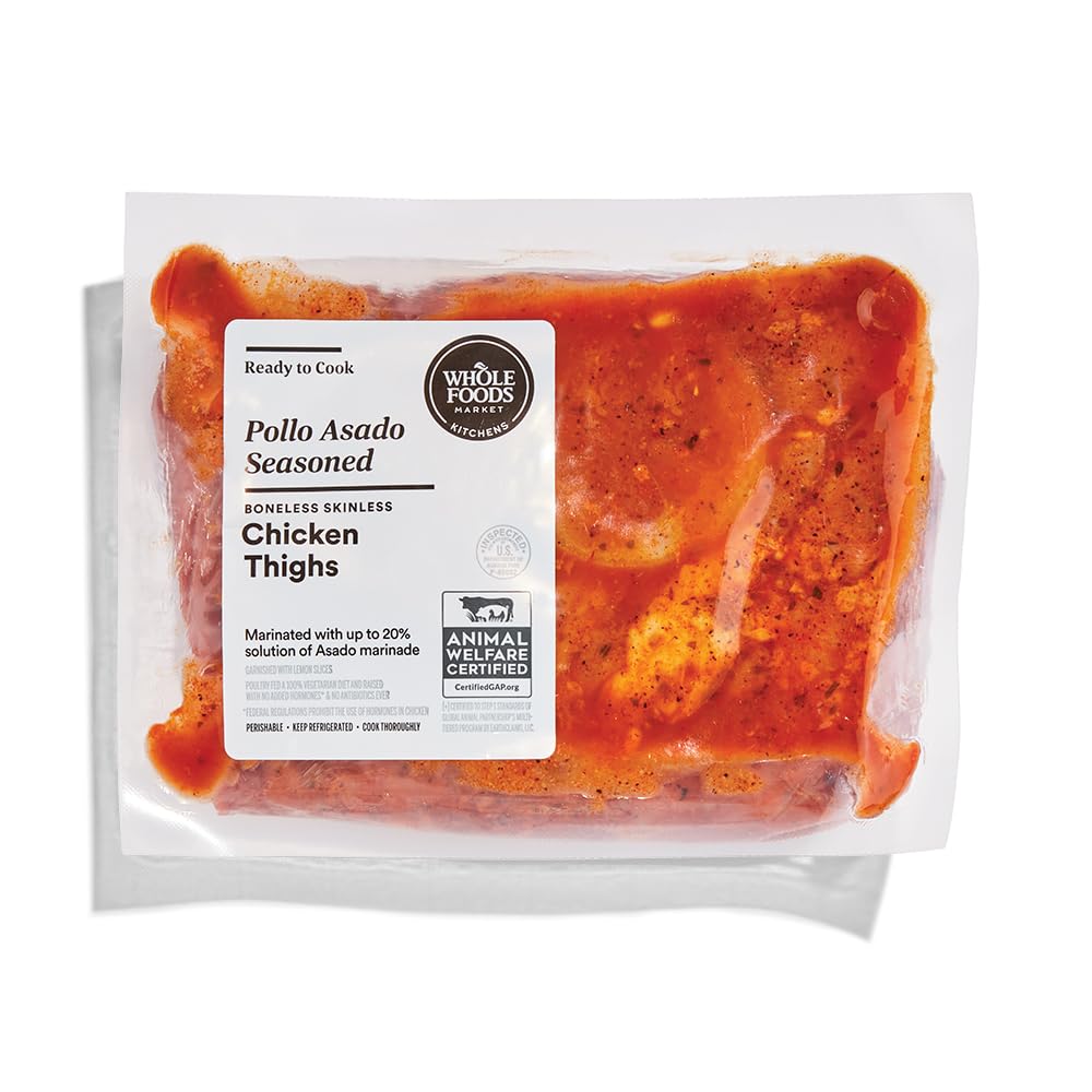 WHOLE FOODS KITCHENS Pollo Asado Muslos de pollo deshuesados y sin piel