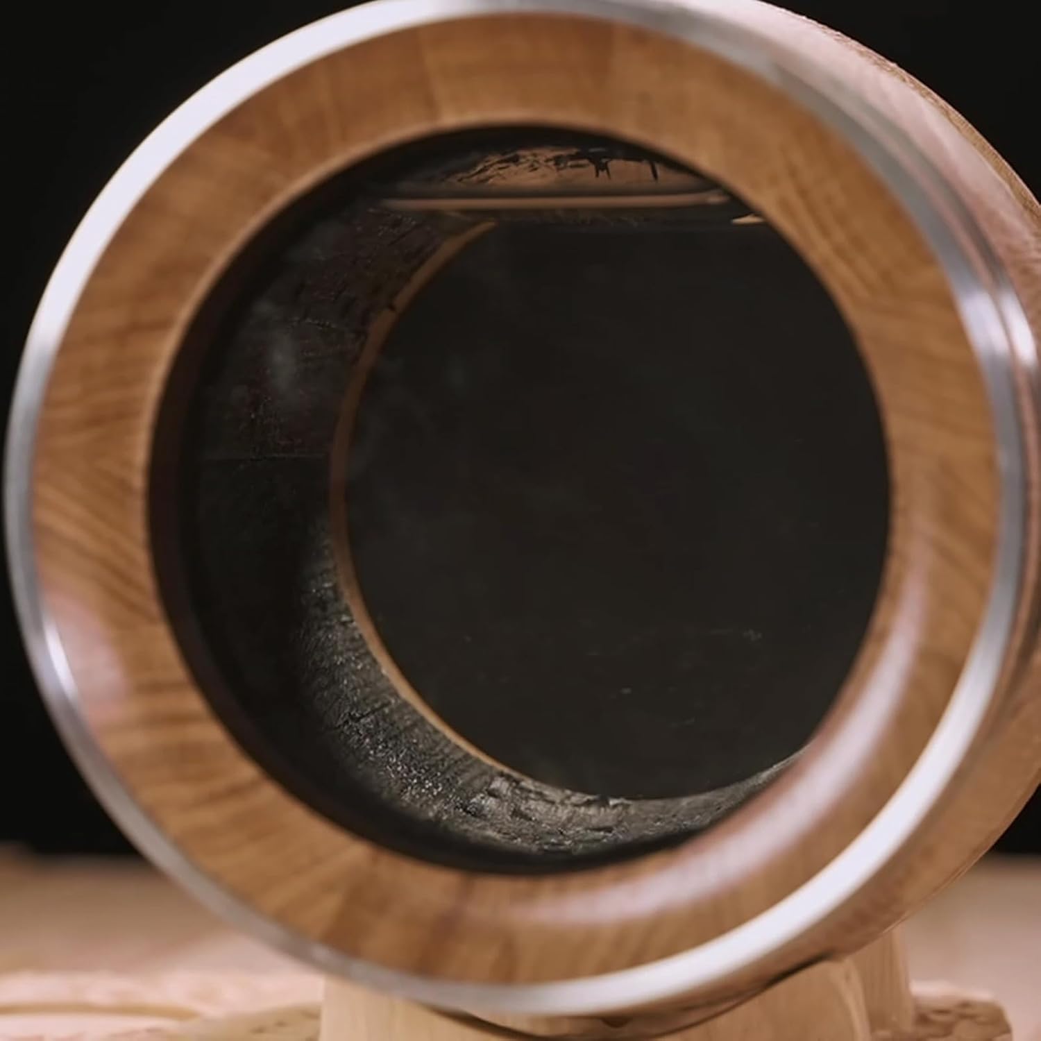 Barril de roble envejecido de 3 litros con soporte y embudo  Barril de madera para whisky  Barriles de roble carbonizado para criar whisky, bourbon,