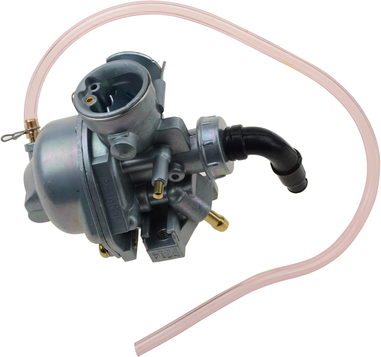 GOOFIT Carburador con estrangulador de mano de repuesto para motocicleta ATV de 60 cc
