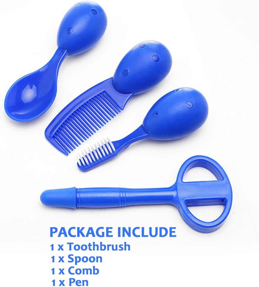 Kit de cepillo de dientes, bolígrafo, peine, cuchara para suministros diarios de cárcel