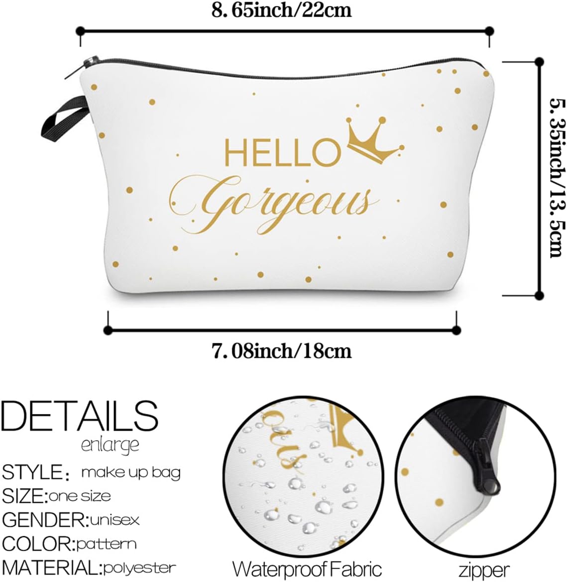 Loomiloo – Bolsa de cosméticos para mujer, adorable y espaciosa, bolsa de maquillaje de viaje, resistente al agua, accesorios para el organizador de