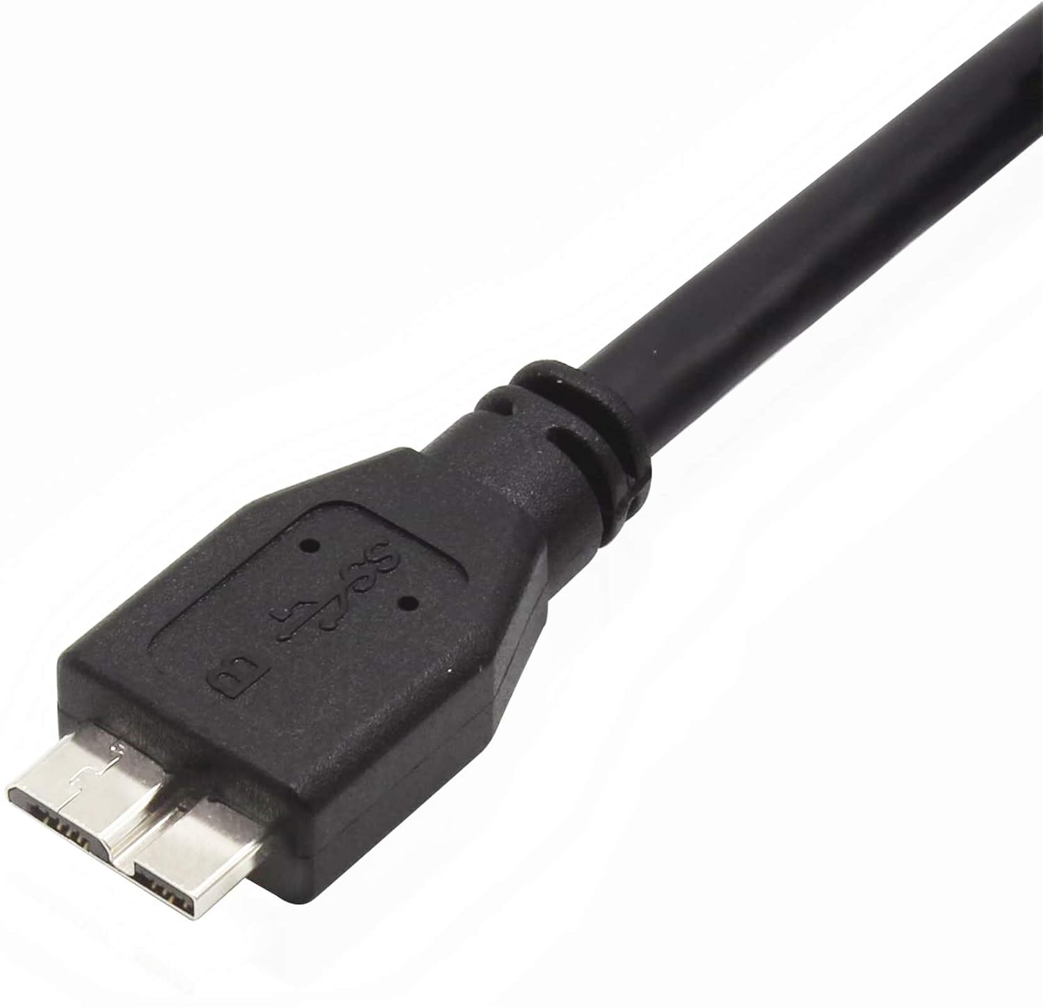 Cable micro USB 3.0, cable de disco duro externo USB 3.0 A a Micro B compatible con Samsung Galaxy S5, Note 3, Note Pro 12.2, WD Western Digital,