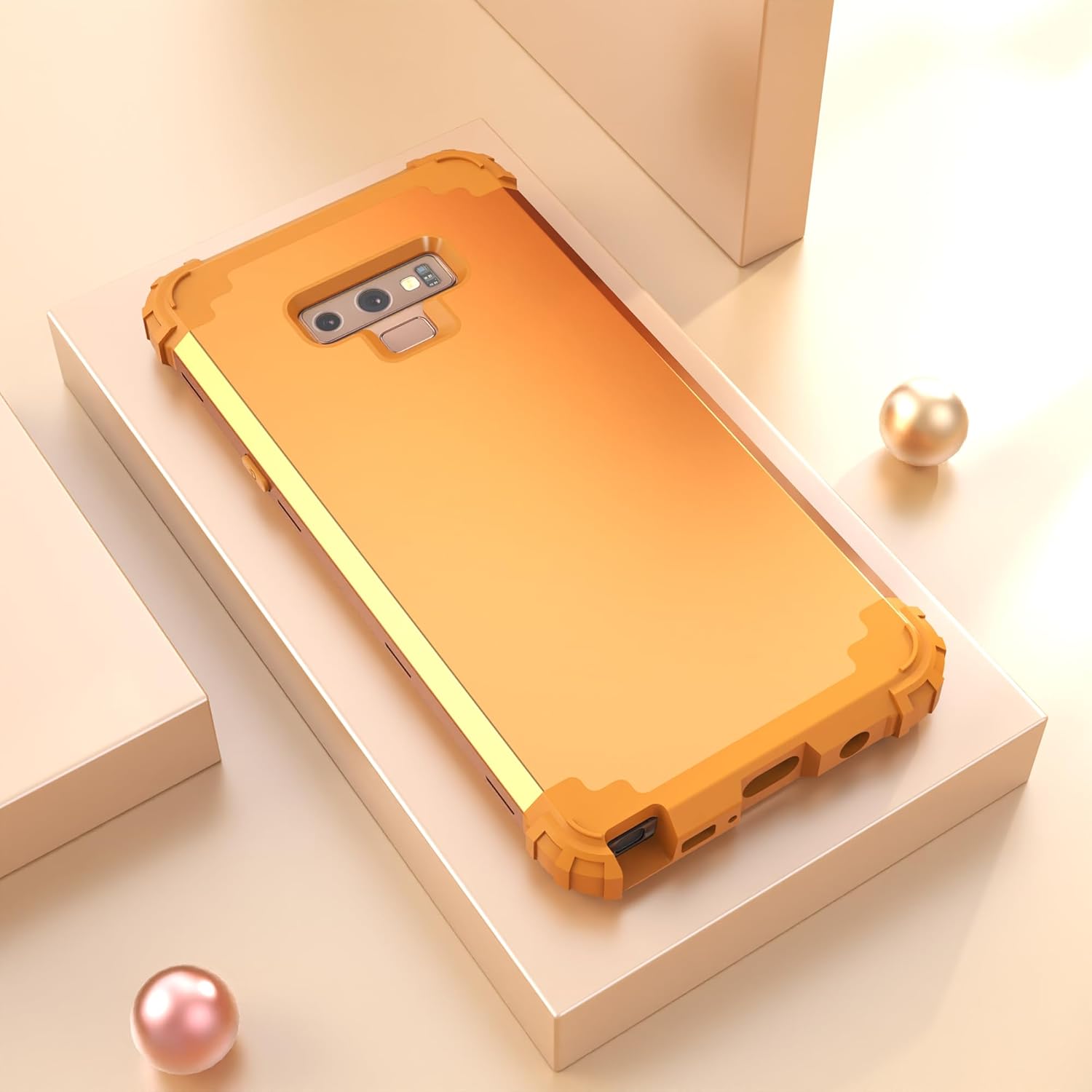 IDweel3 en 1 Funda para Galaxy Note 9, funda duradera para Note 9, a prueba de golpes, delgada, híbrida, resistente, protección de policarbonato