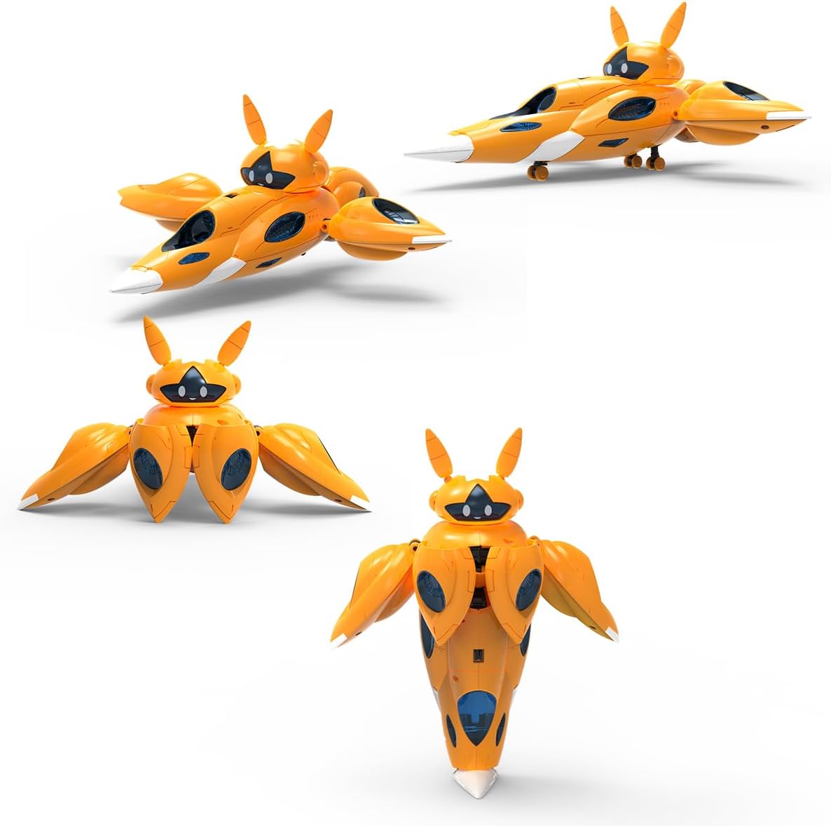 Alien Turn into Robot – Juguetes para niños, figuras de guerrero de transformación de naves espaciales de 10 pulgadas, juguetes transformables,