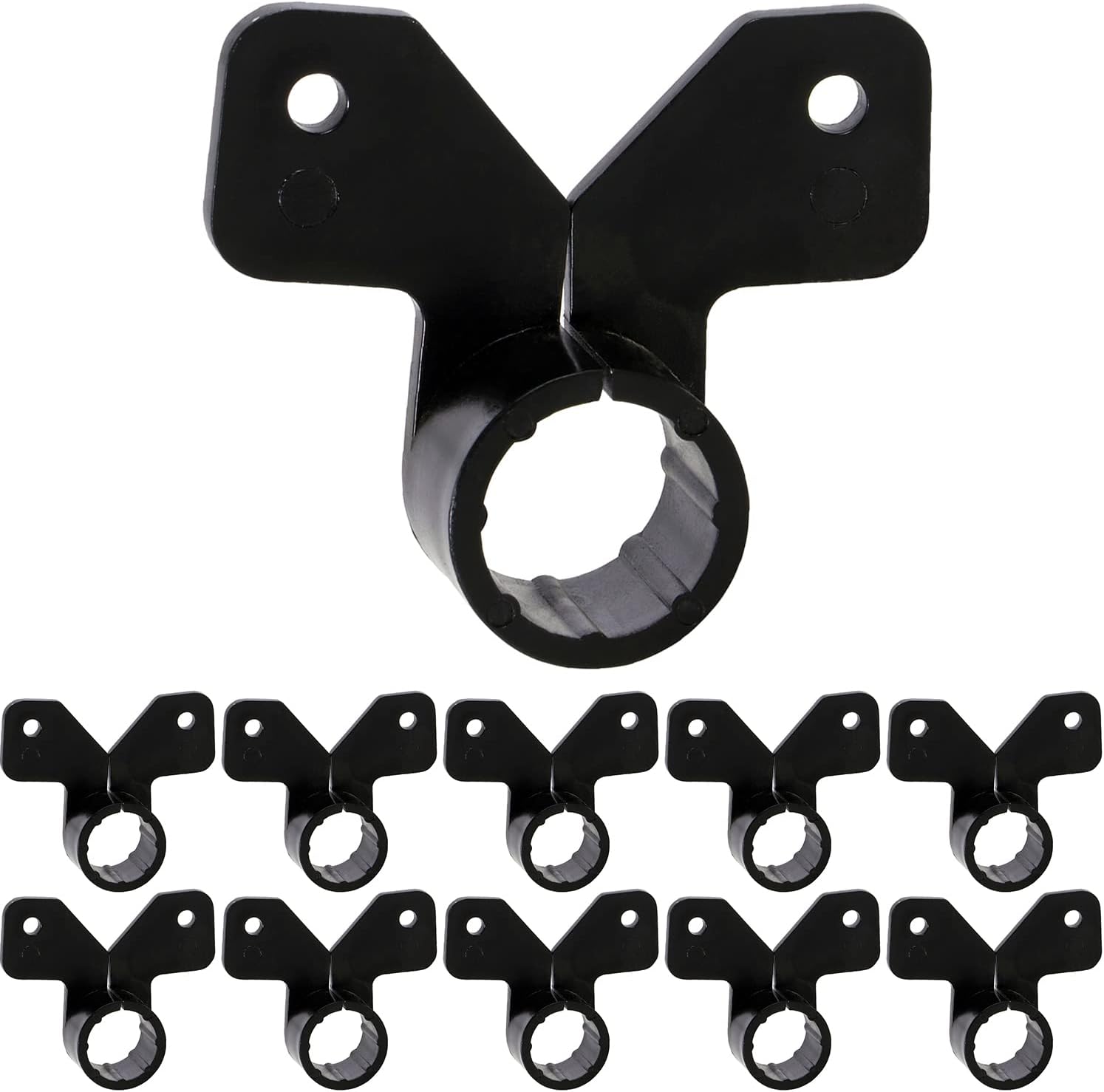 PXBUTT001-10 PEX Abrazadera de suspensión de 1 pulgada, estilo mariposa, plástico duro (paquete de 10), 1 pulgada, gris, 10 unidades