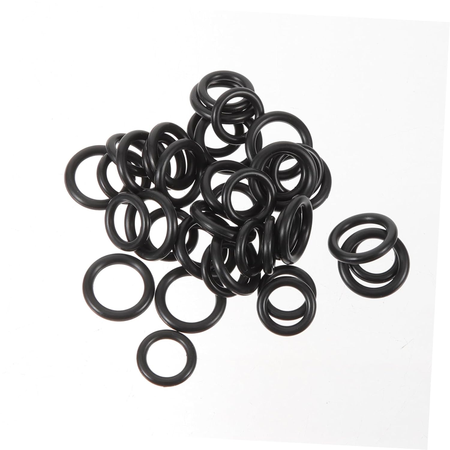 GANAZONO 80 piezas de junta tórica de alta presión Kit de vástago de lavado Suministros de sellado de arandela Anillo de sello de goma Ojales de