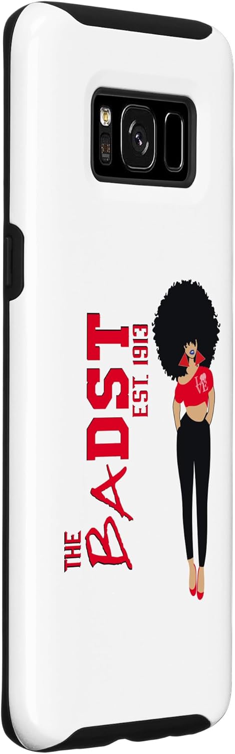 Galaxy S8 Sassy Afro Lady Heels The Badst Love Elephant Case