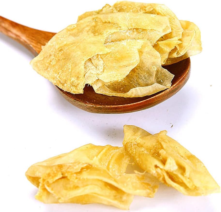 Membrana de molleja de pollo natural seco entero, membrana de molleja de pollo Ji Nei Jin, tripas de pollo, (8.82 oz(0.55 libras))