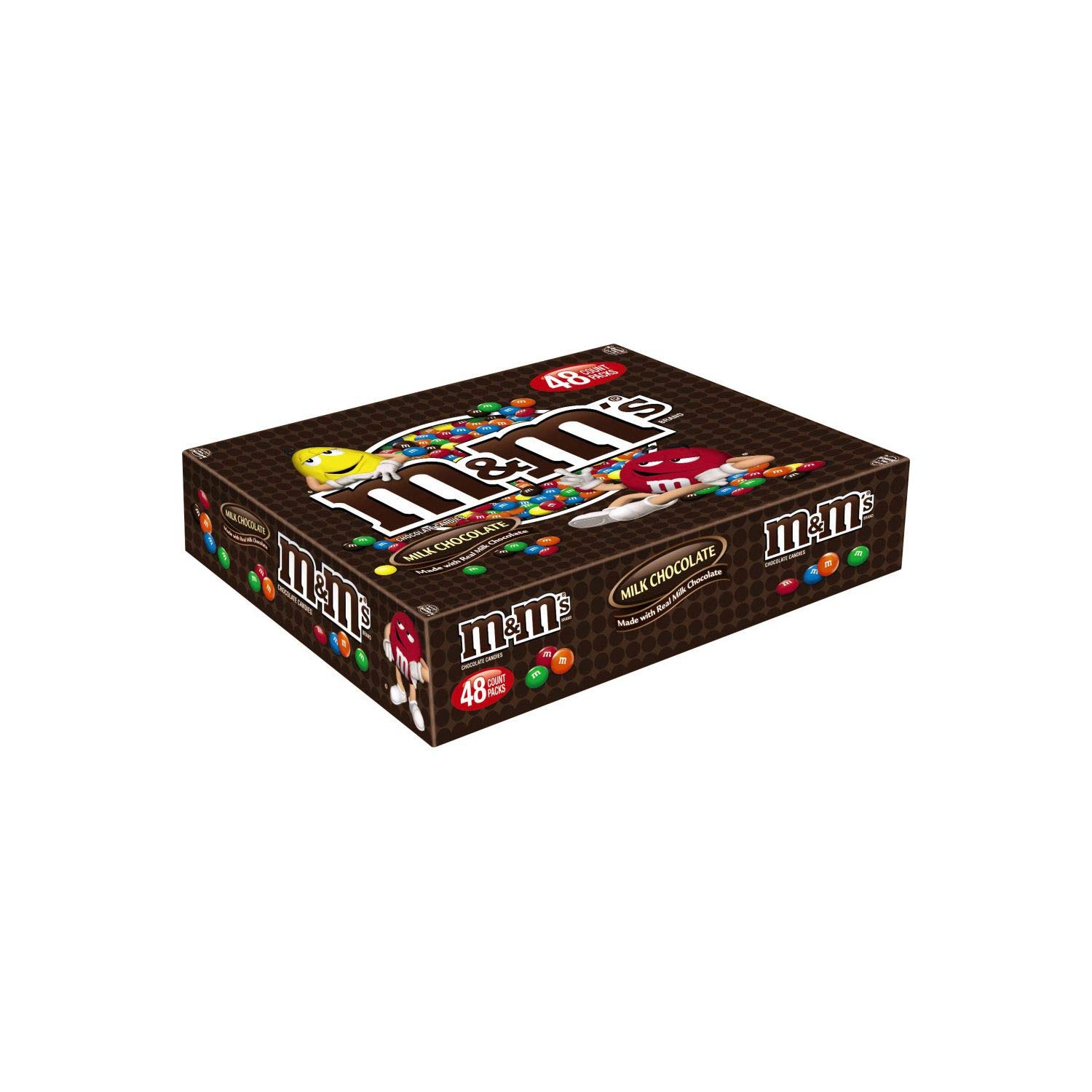 M&M’s – Caramelos de chocolate con leche tamaño individual 1.74 onzas, 48 unidades A1