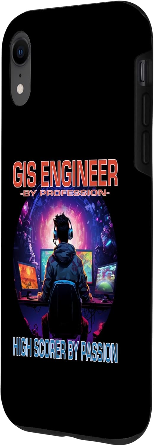 iPhone XR GIS Engineer Funny Gamer – Fun Pun Gaming Case
