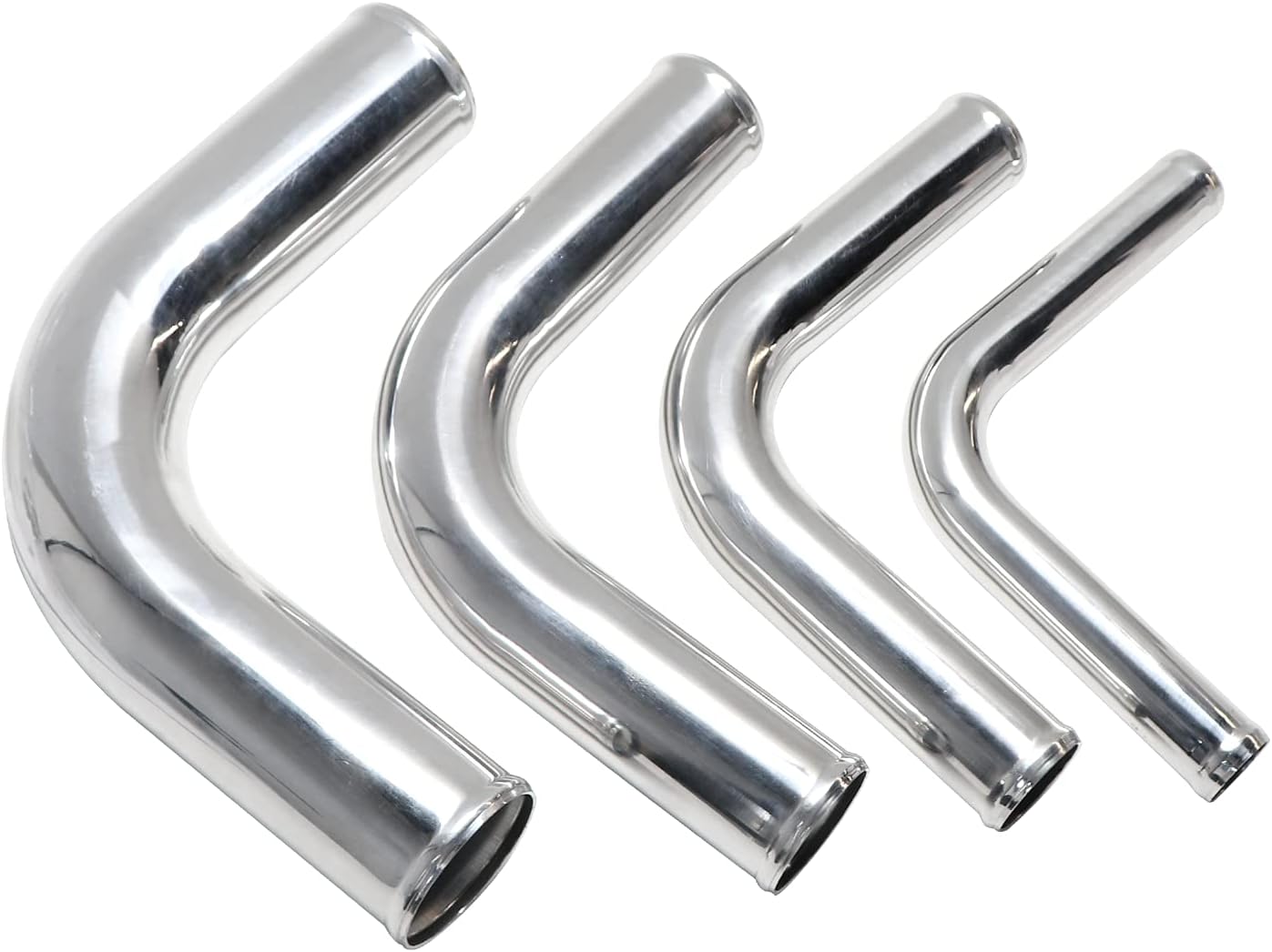 ETL INDUSTRIES Codo de escape de 4 pulgadas y 90 grados, diámetro exterior de 4 pulgadas (4.016 in), longitud de la pierna 8 pulgadas (7.992 in)