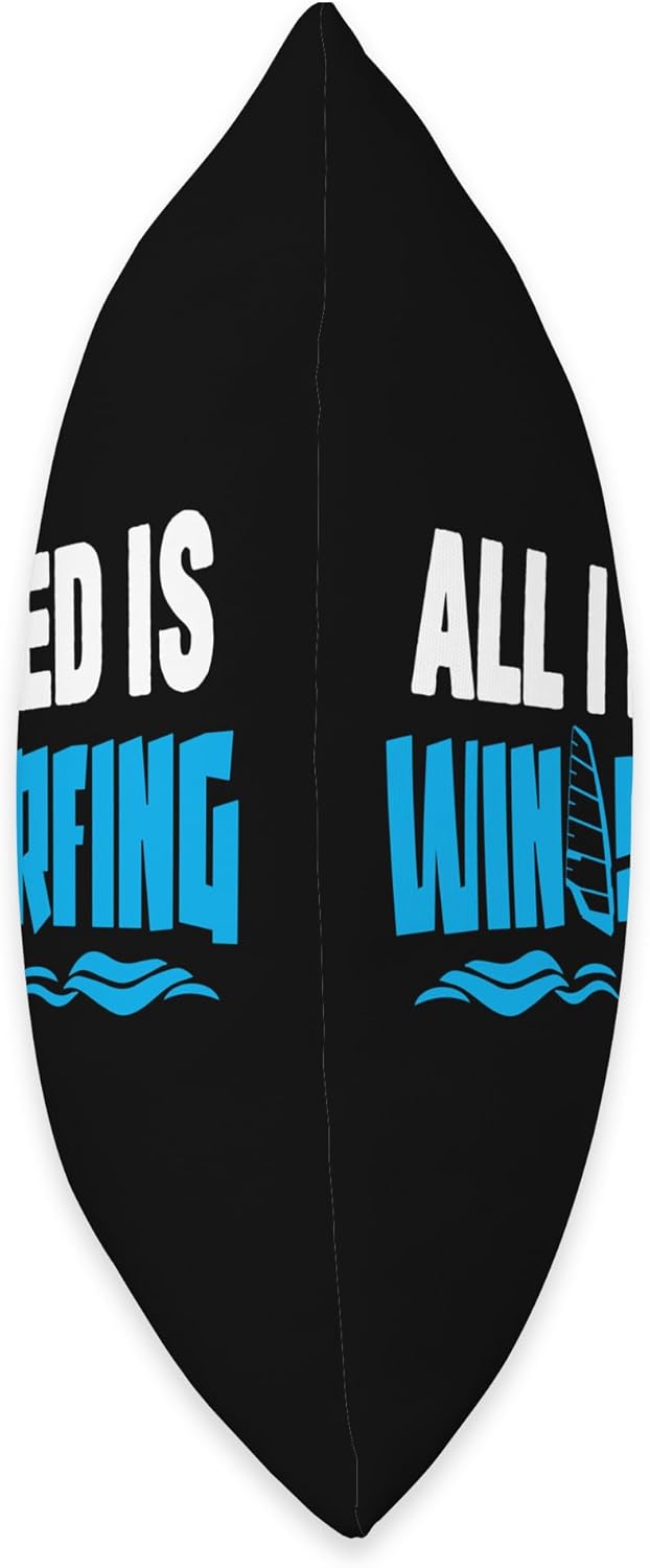 Windsurfer Windsurfing Windsurf Kitesurfing Motifs Joke Surfer Saying Surfing Windsurf – Almohada (16 x 16 pulgadas), multicolor