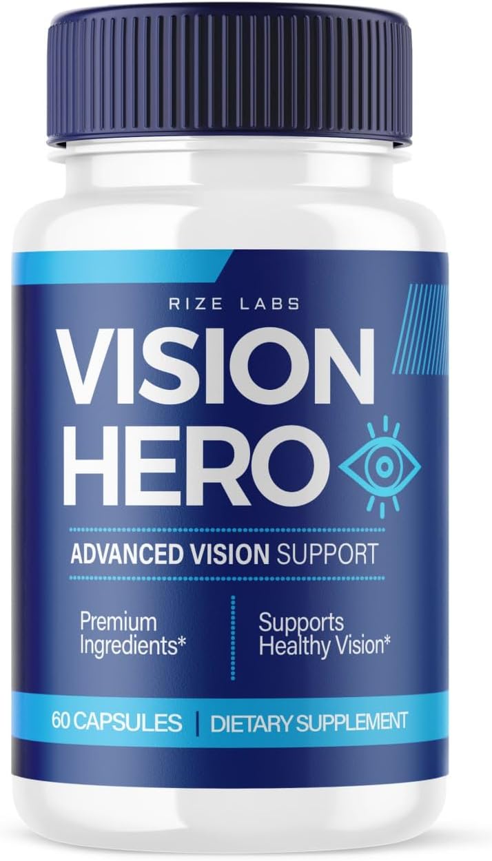 Vision Hero Cápsulas  Suplemento de salud ocular Vision Hero para apoyo a la visión saludable, píldoras de fórmula avanzada, comentarios de pastilla