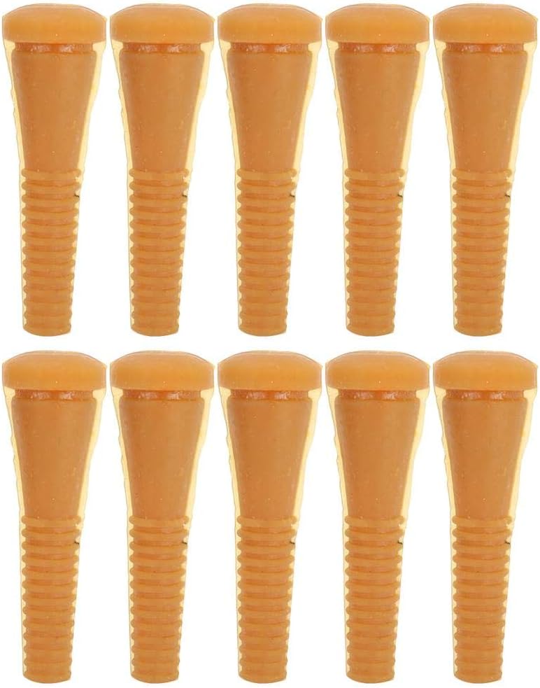 GLOGLOW Dedos de desplumado, 10 unidades de goma para pollo, dedos de aves de corral, plumas, palillos de desplumado para pato, codorniz, ganso,