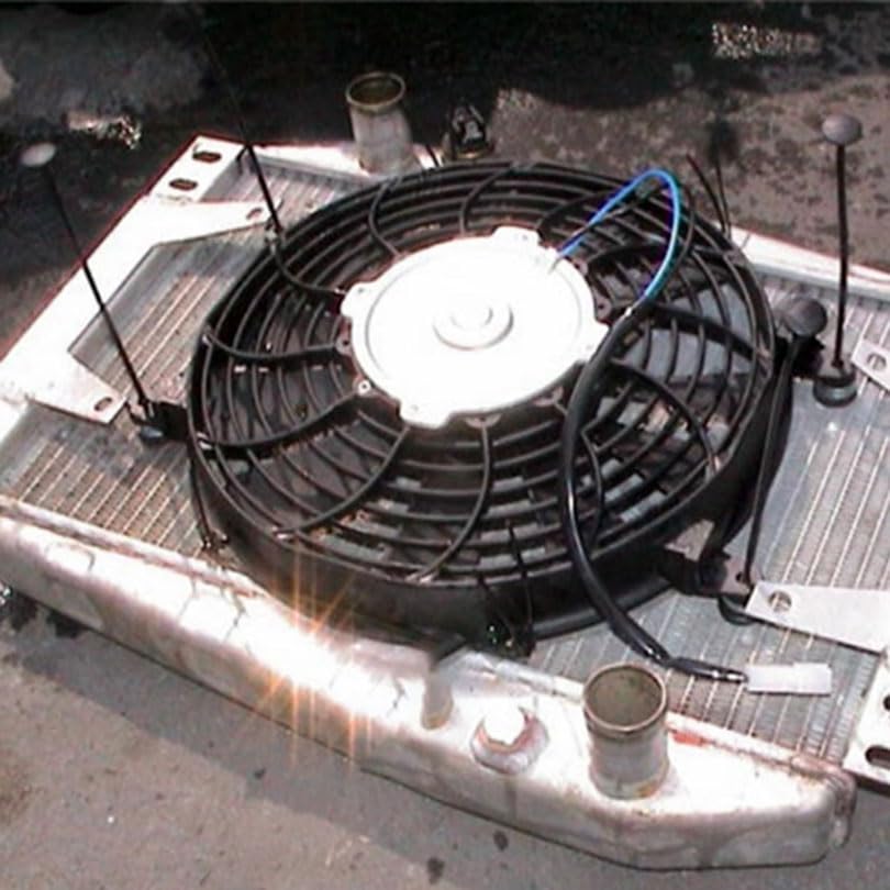 Kit de montaje de ventilador, kit de montaje de ventilador de radiador eléctrico de 12 V para ventilador de refrigeración eléctrico y enfriador de