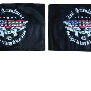 Paquete de 12 banderas prémium de nailon de nailon de 2 enmienda Trump Law & Order de 12 x 18 pulgadas Paquete de 12 banderas prémium de nailon de nailon de 2 enmienda Trump Law & Order de 12 x 18 pulgadas