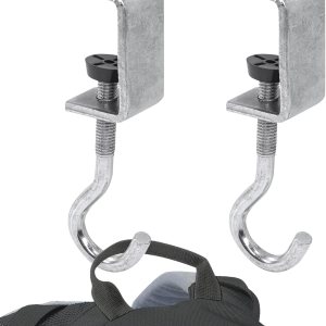 2 soportes para bolsa de montaje en escritorio, gancho con abrazadera, soporte portátil para auriculares, reduce el desorden de escritorio para 2 soportes para bolsa de montaje en escritorio, gancho con abrazadera, soporte portátil para auriculares, reduce el desorden de escritorio para